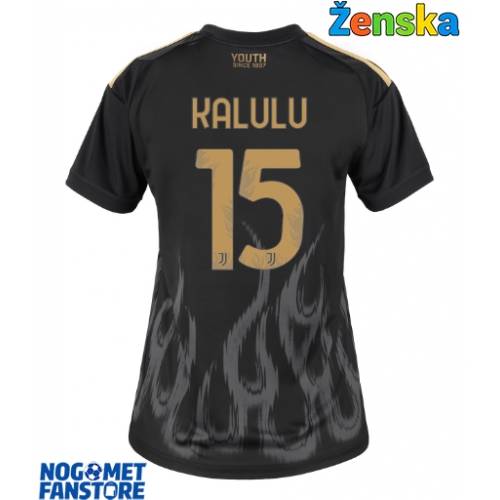 Juventus Pierre Kalulu #15 Rezervni Dres za Ženska 2026-27 Kratak Rukav